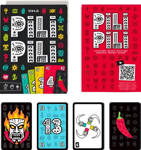 Asmodee party game Pili Pili - interactive card game for groups-3