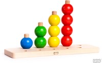 Bajo stacking balls - colorful pyramid toy for kids