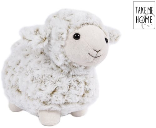 Plush sheep standing 26cm soft cuddly toy for kids-2