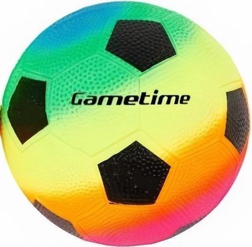 Basketball Football Rainbow ball multicolor 23 cm PVC toy-2