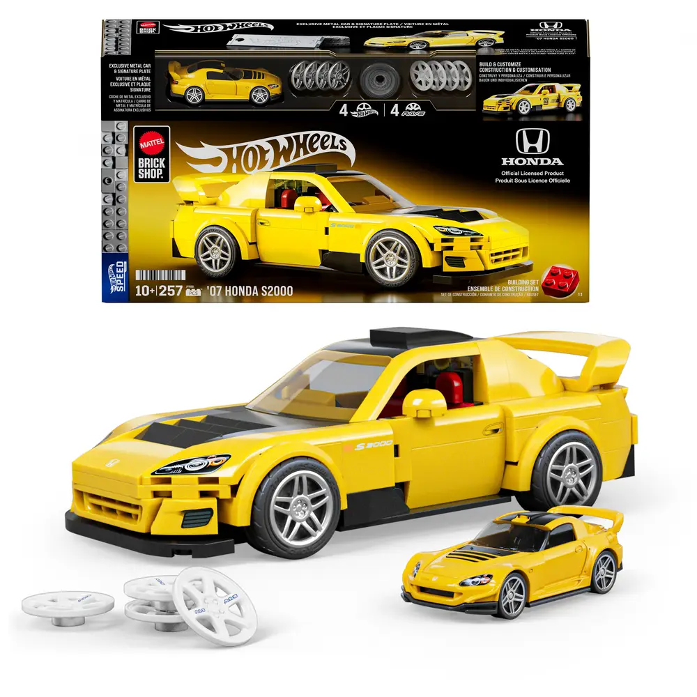 Hot Wheels building set toy - Honda S2000 - collectible model car