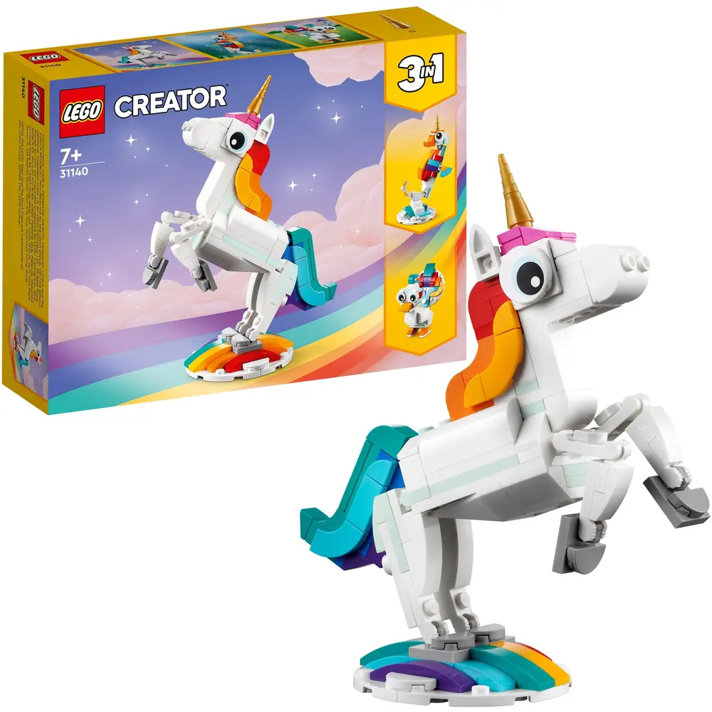LEGO Creator Magical Unicorn Building Set - 3-in-1 Toy 31140