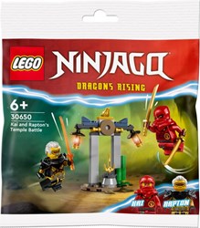 LEGO Ninjago temple building set Kai and Rapton - playset 30650