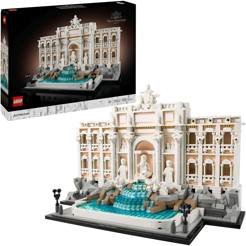 LEGO Architecture building set Trevi Fountain Rome - 1880 bricks
