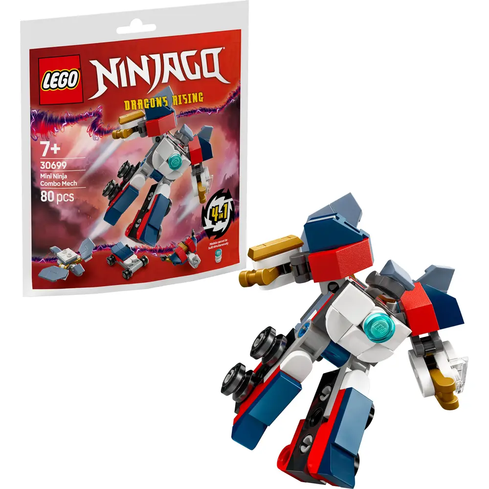 LEGO Ninjago Mini Ninja Combo Mech Building Set - 80 Pieces - 30699