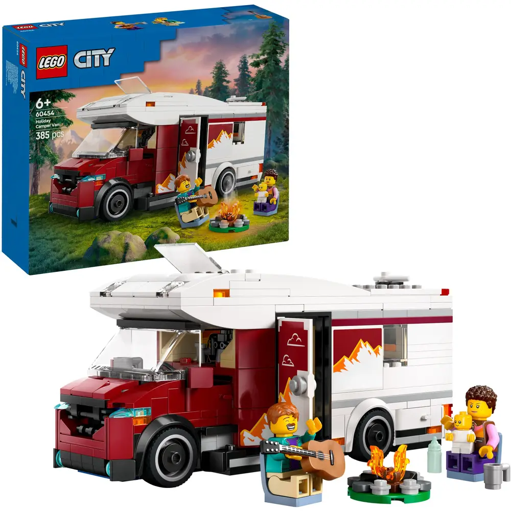 LEGO City adventurous camper vehicle set - holiday toy