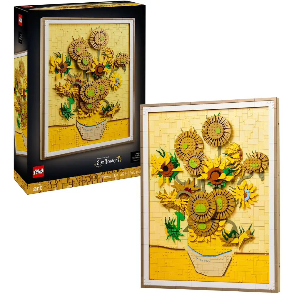 LEGO Art painting building set Vincent van Gogh Sunflowers 31215