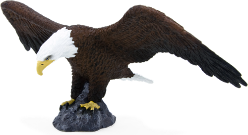 Mojo Woodland toy American Bald Eagle 387027
