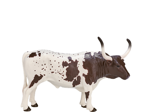 Mojo Farm toy Texas Longhorn Bull - 387222