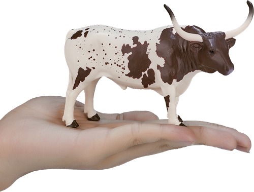 Mojo Farm toy Texas Longhorn Bull - 387222-3