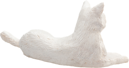Mojo Pets speelgoed Kat Liggend Wit - 387368