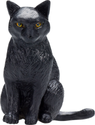 Mojo Pets toy Cat Sitting Black - 387372