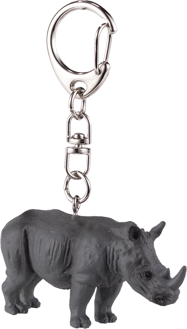 Rhinoceros keychain on sale