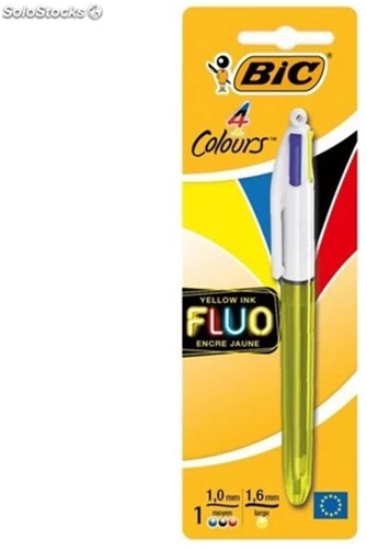 BIC ballpoint pen multicolor fluorescent - writing fun for kids-2
