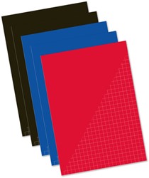 5 notebooks 80 pages square 10mm A4 Basic