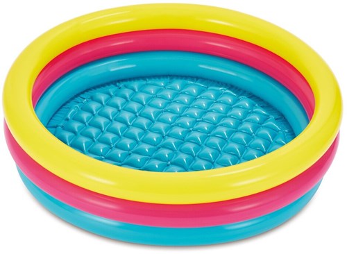 Summer Waves inflatable pool 3-rings 114x25 cm multicolor