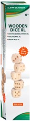 Alert XL wooden dice outdoor game complete with score pad