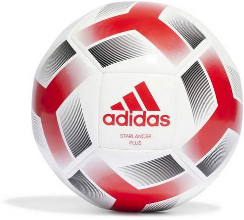 Adidas football Starlancer Plus training ball white red grey size 5