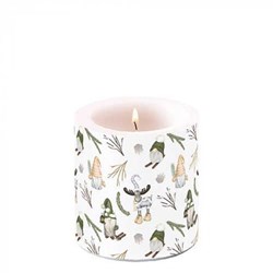 Ambiente small candle forest gnomes decoration mood light