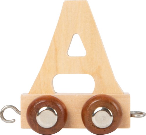 Small Foot wooden letter train train letter A set of 12 pieces