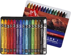 Caran d'Ache oil pastel set Neocolor I 15 colors for kids