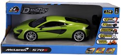 Dynatech remote control car McLaren 570S 1:14 neon green toy vehicle