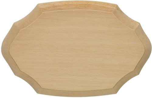 Playwood wooden nameplate craft kit - thick wood 17x11cm decoration