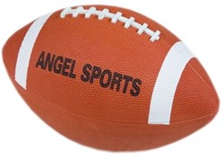 American Football rubber ball white - sports toy for kids