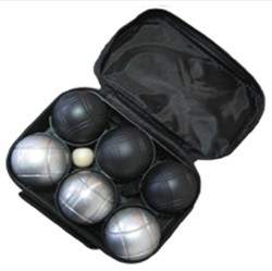 6 bocce balls in bag 010207