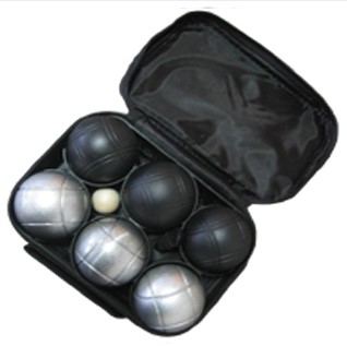 6 bocce balls in bag 010207