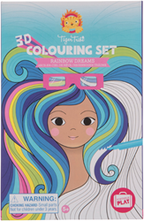 Tiger Tribe 3D colouring set toy Rainbow Dreams 2 pack