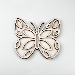 FiQ houten vulvorm Vlinder - 12×13 cm
