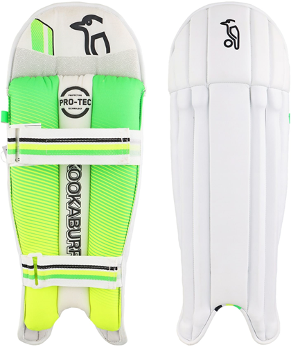 Kookaburra cricket wicket keeping pads - youth - comfortable protection