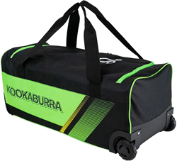 Kookaburra cricket bag 9500 Wheelie Bag black green junior sports bag