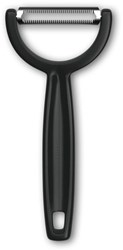 Victorinox peeler kitchen black serrated Swiss precision peeling knife