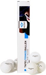 Angel Sports table tennis balls white 6 pieces 40mm in box