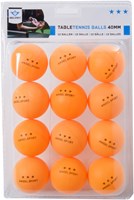 HOT Sports + Toys table tennis balls orange 12 pieces 3 stars 40 mm