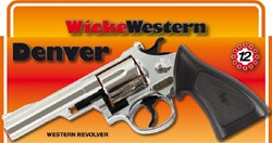 Wicke pistol Denver chrome 12-shot toy revolver