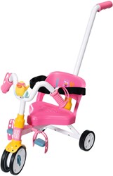 Zapf Creation tricycle doll bike BABY born 43cm with push bar