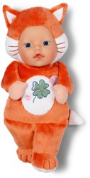 BABY born baby doll fox 26 cm soft cuddle doll for children