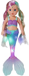 BABY born mermaid doll 43cm with light-up tail and tiara