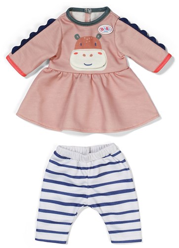 BABY born doll dress jungle 36cm - colourful baby doll clothing set
