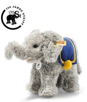 Steiff plush elephant toy - 140 years collection - dark grey - cuddly toy