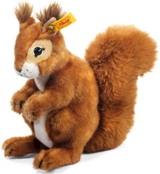 Steiff plush squirrel Niki soft toy red brown 21 cm - cuddly stuffed animal