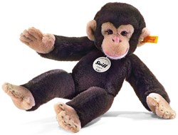 Steiff plush chimpanzee Koko dark brown cuddly toy 35 cm