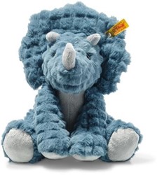 Steiff Soft Cuddly Friends Dixi triceratops, medium blue
