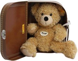 Steiff Fynn Teddy bear in suitcase