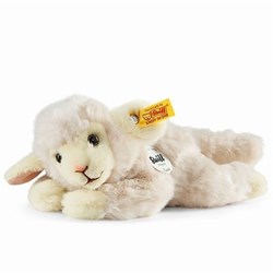 Steiff plush lamb Linda - soft little friend cuddly toy, white - 22 cm