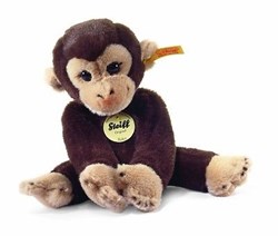 Steiff plush monkey Koko dark brown - little friend cuddle toy 25 cm