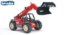 Bruder telescopic loader MLT633 toy vehicle with shovel grabber 43cm